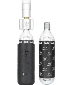 PEATY´S Co2 Tyre Inflator / Pumpe for road / gravel - 16 gr. - Silver